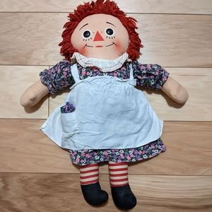 True Vintage Knickerbocker Raggedy Ann talking pull string doll 70s *imperfect*
